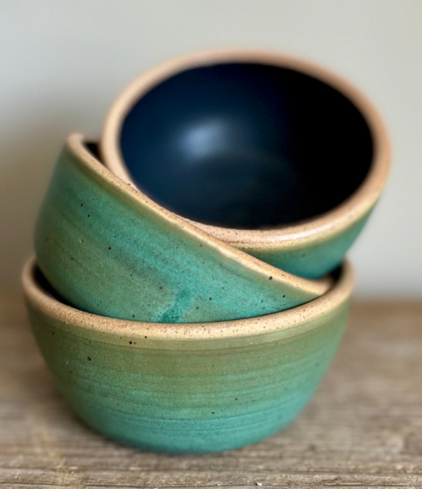 Old Copper, Black Matte. set of 3