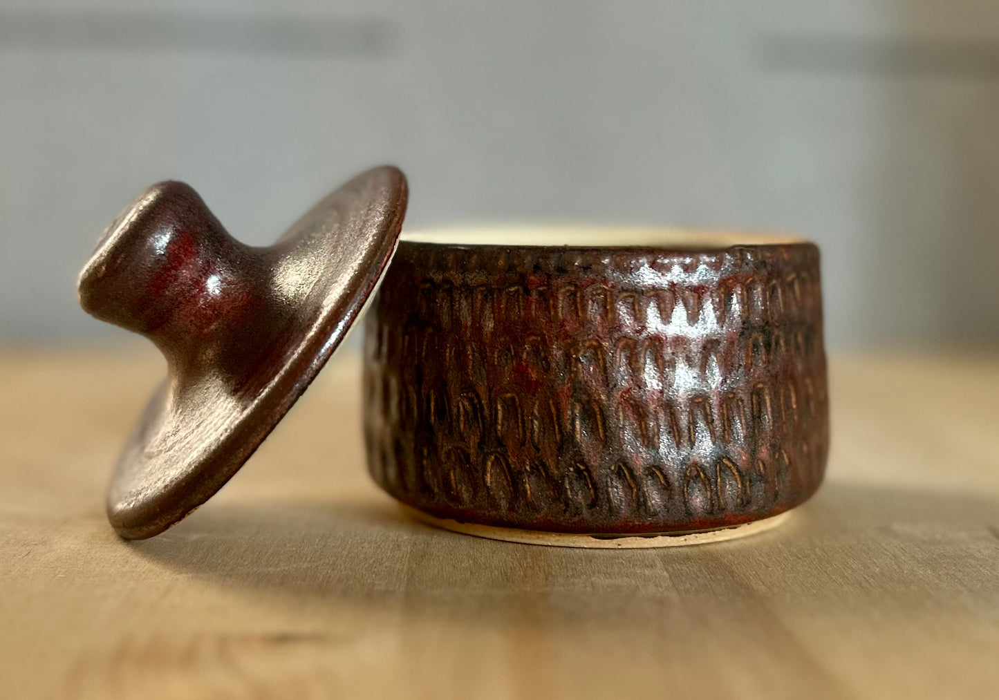 Ancient Copper Salt Cellar