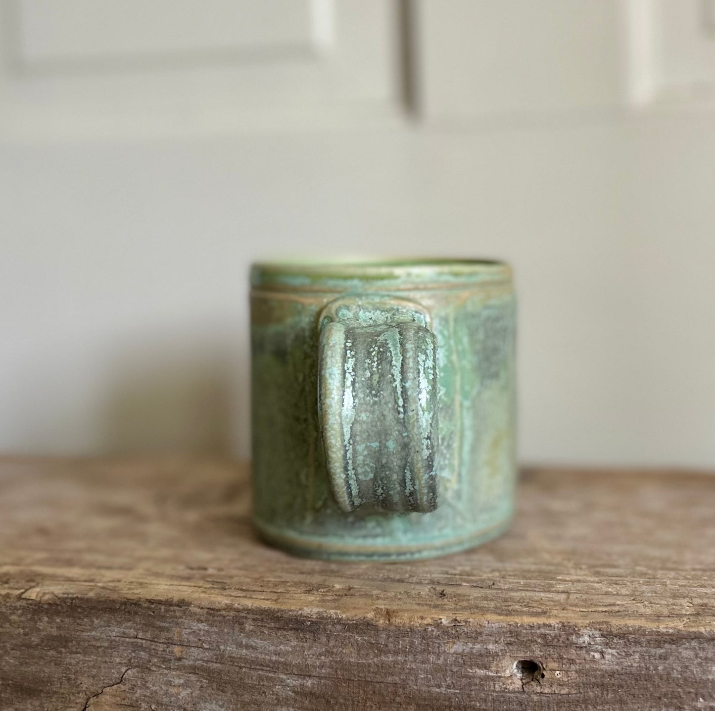 Lichen & Honeydew Mug, Faceted