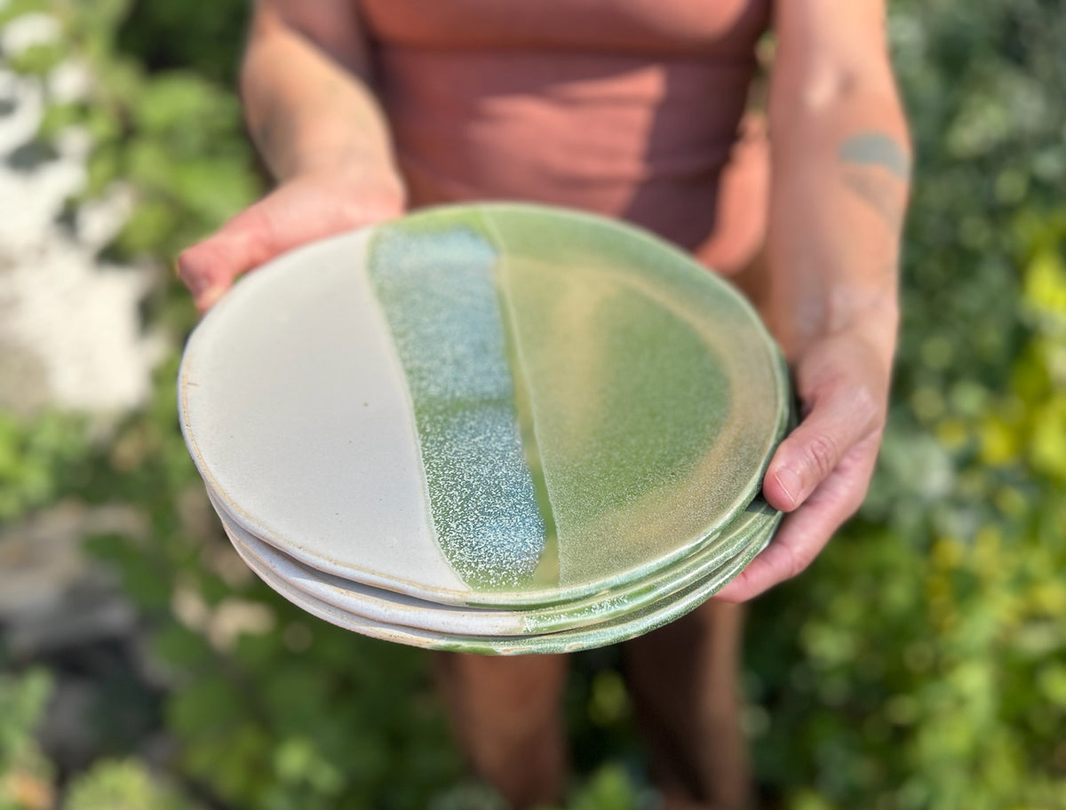 Mossy Alabaster Dinner Plate