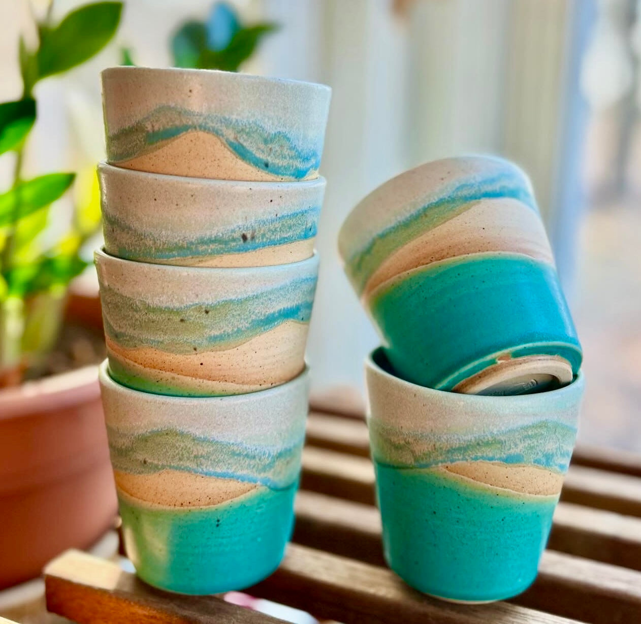 Whitefish Dunes Cup, set of 4