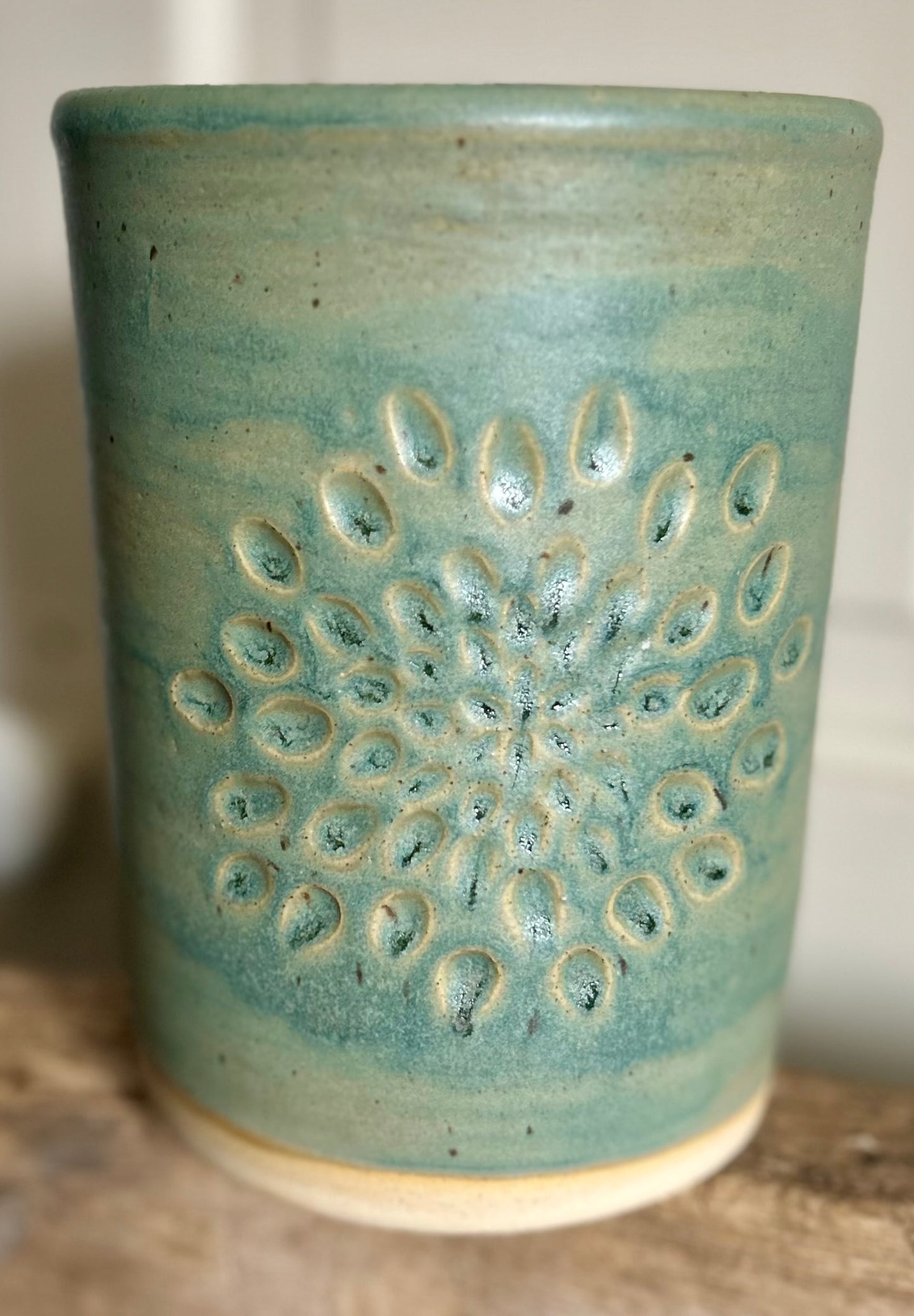 Moss Fossil Utensil Holder