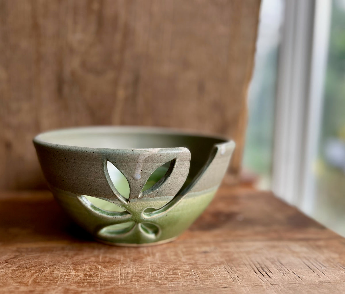 Mossy Slate Yarn Bowl