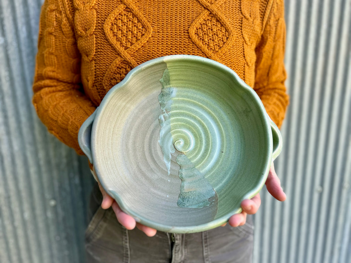 Mossy Slate Gathering Bowl