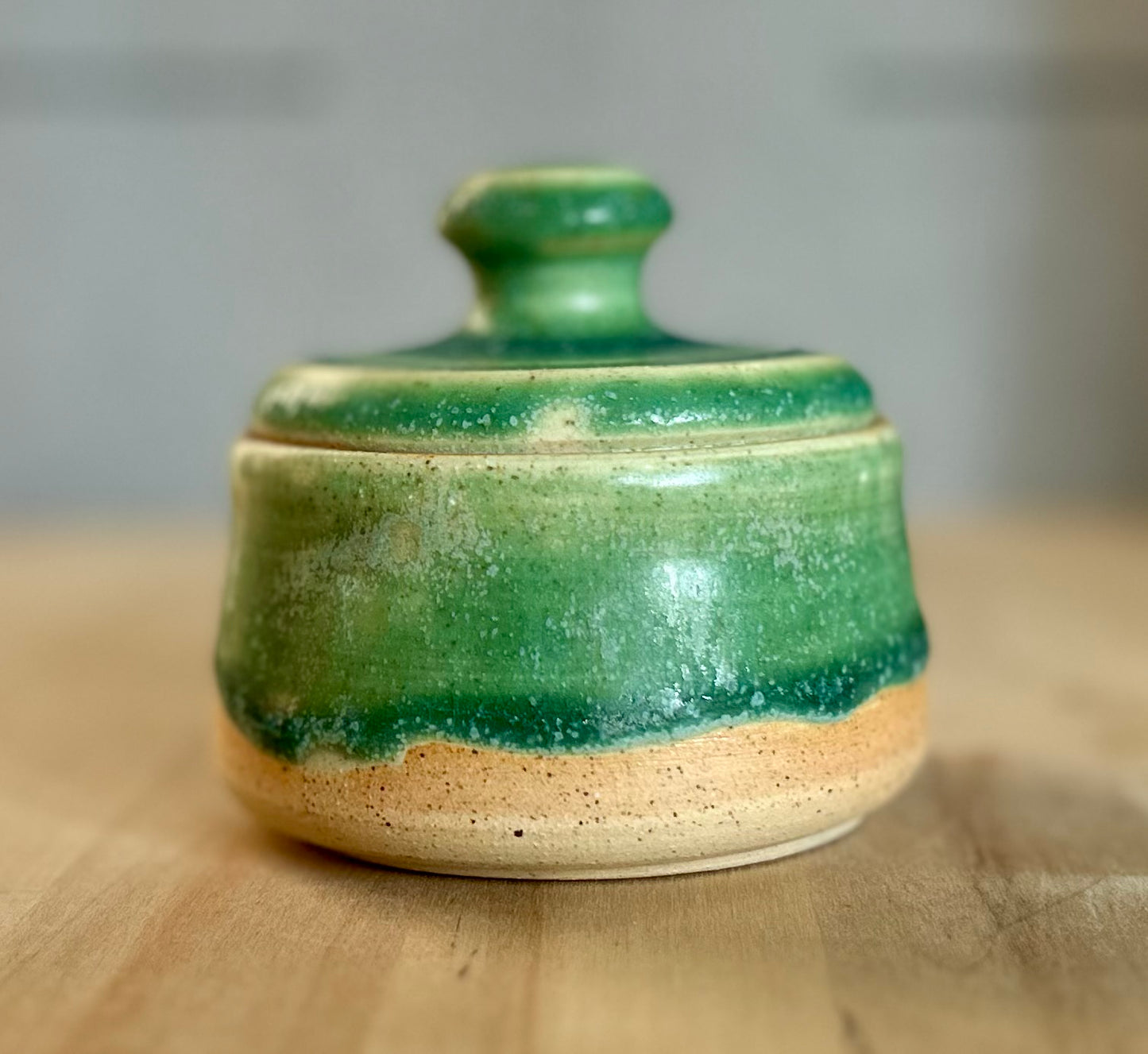Jade Green Salt Cellar