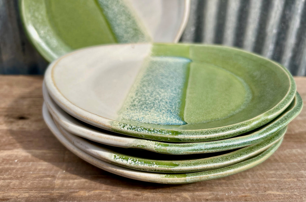 Mossy Alabaster Salad Plate