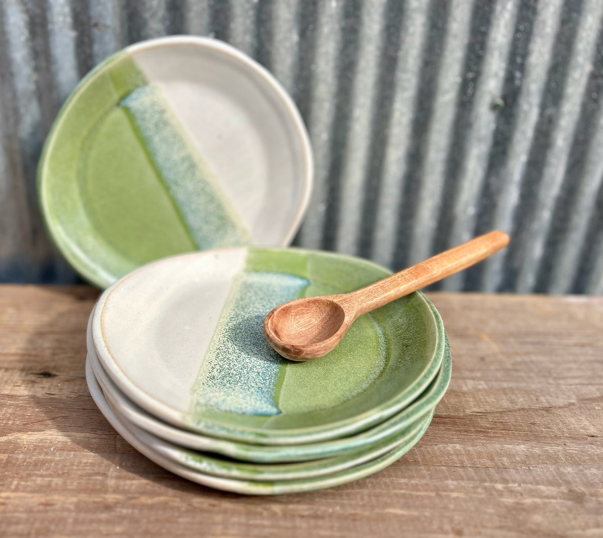 Mossy Alabaster Salad Plate