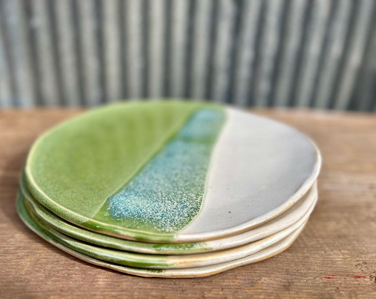 Mossy Alabaster Dinner Plate