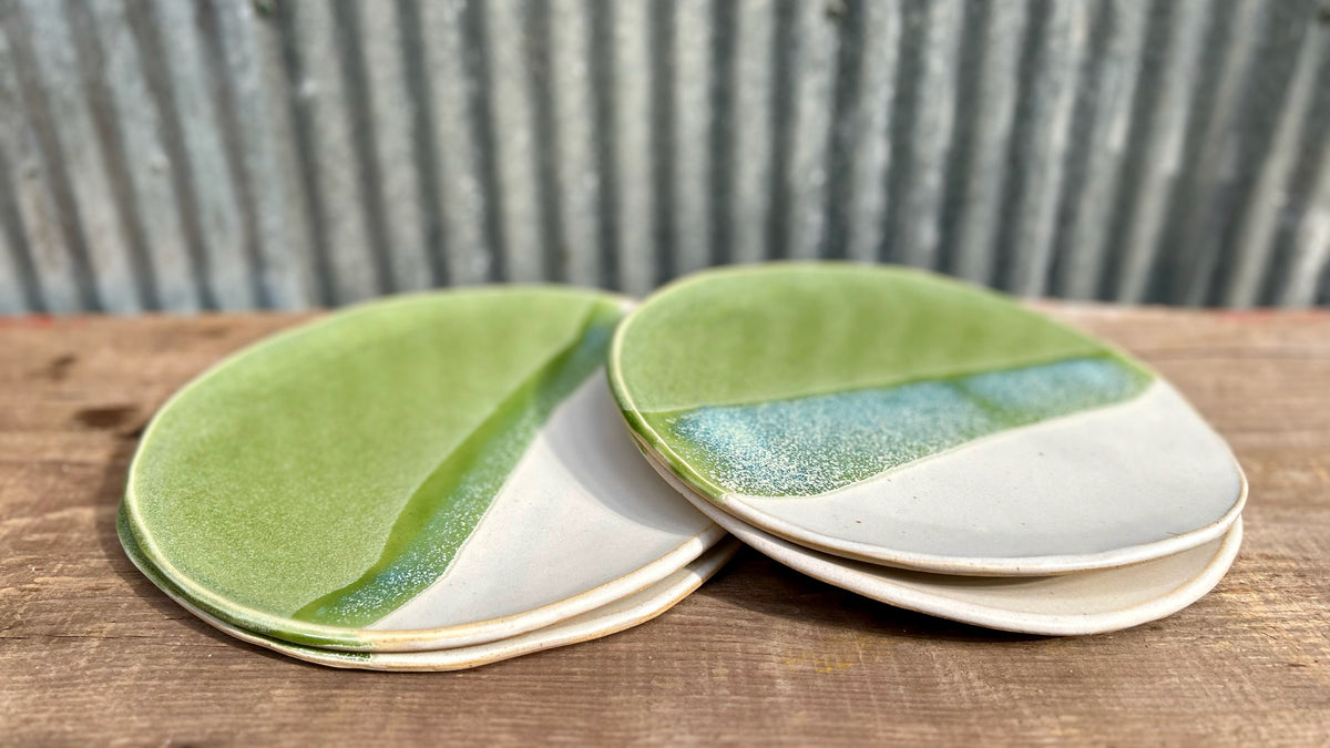 Mossy Alabaster Dinner Plate
