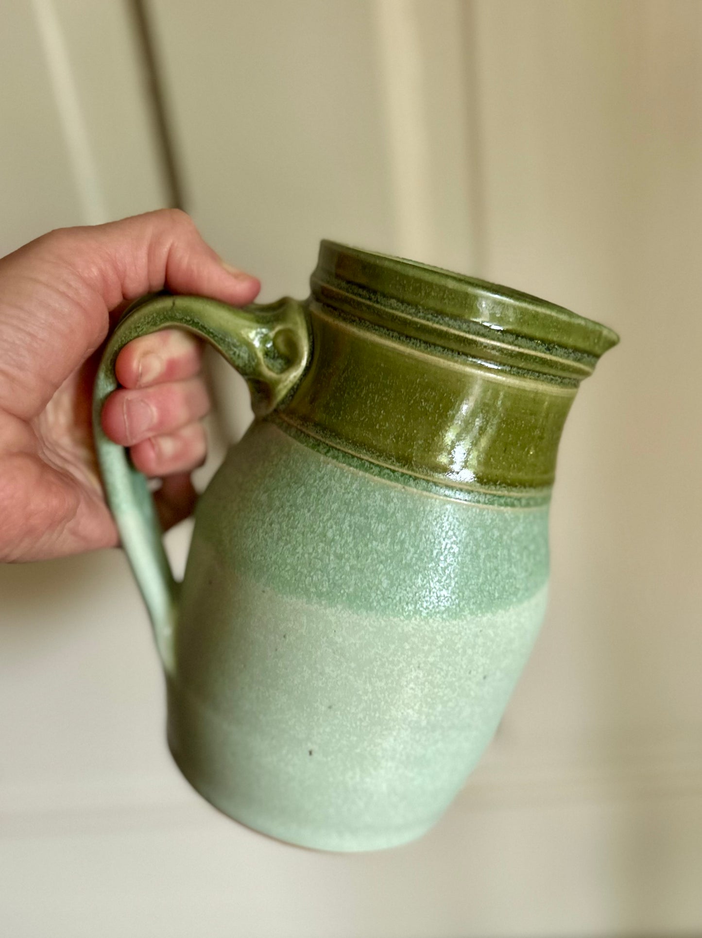 Olive Blossom Pitcher