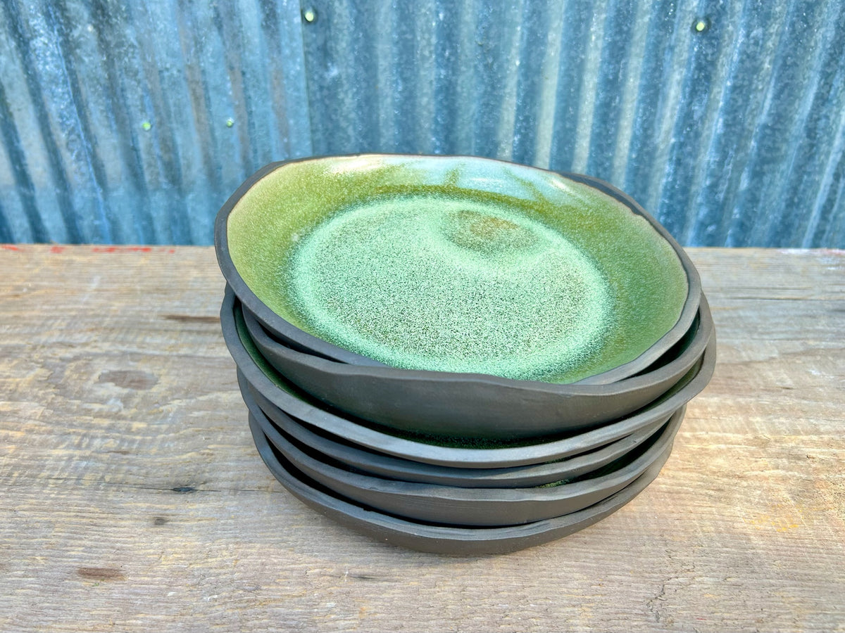 Forest Fern Rimmed Plate