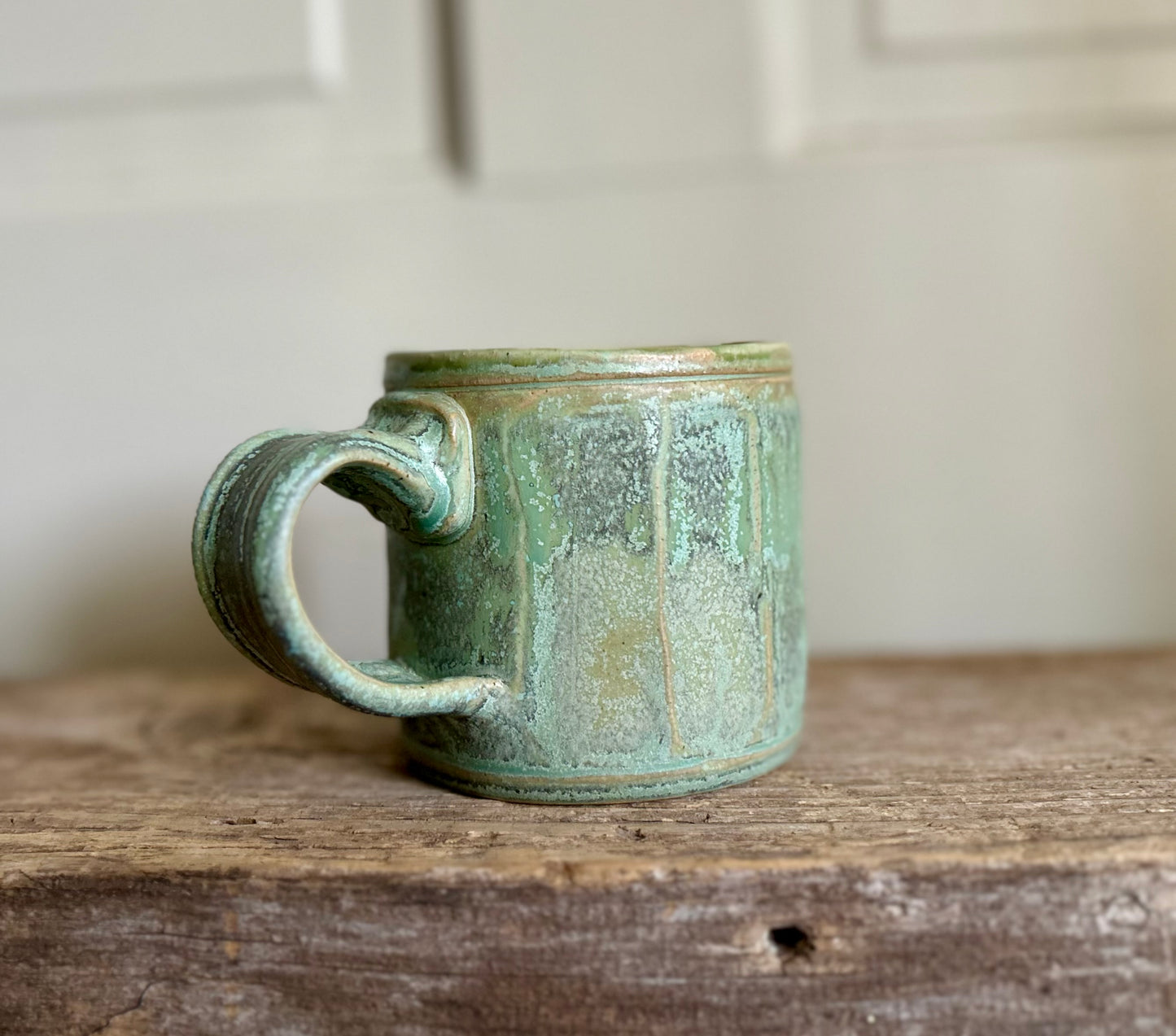 Lichen & Honeydew Mug, Faceted
