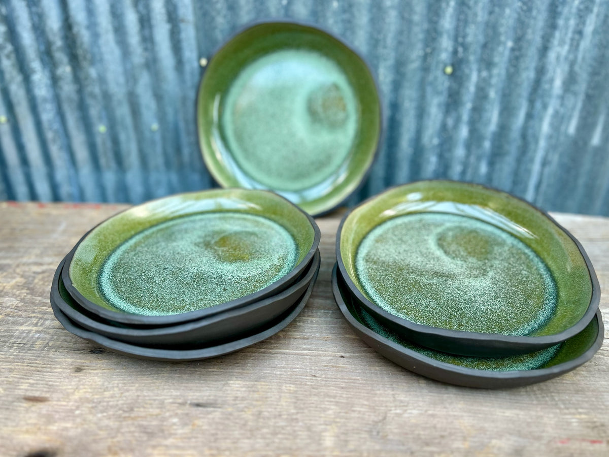 Forest Fern Rimmed Plate