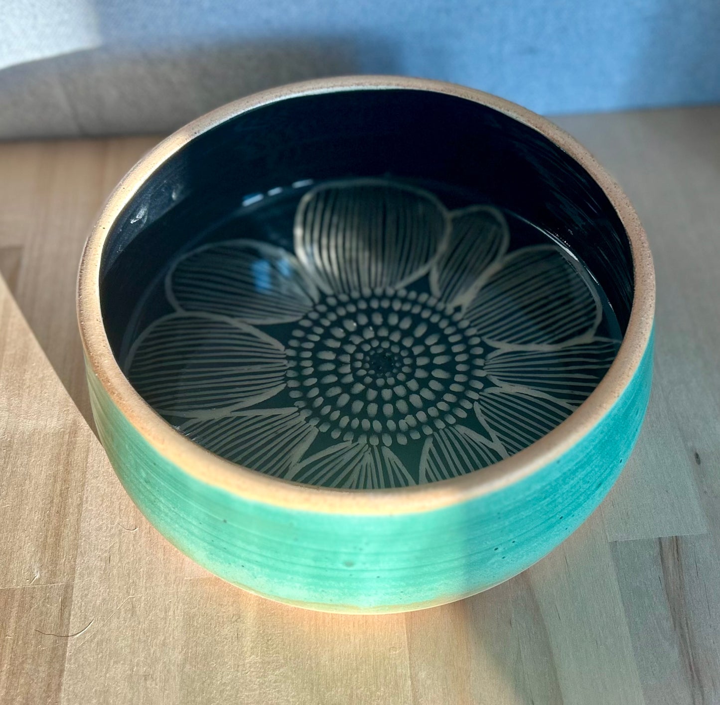 Abstract Daisy Gathering Bowl
