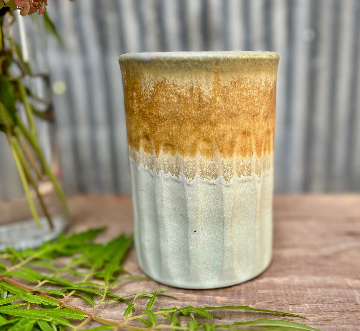 Maple & Flora Utensil Holder