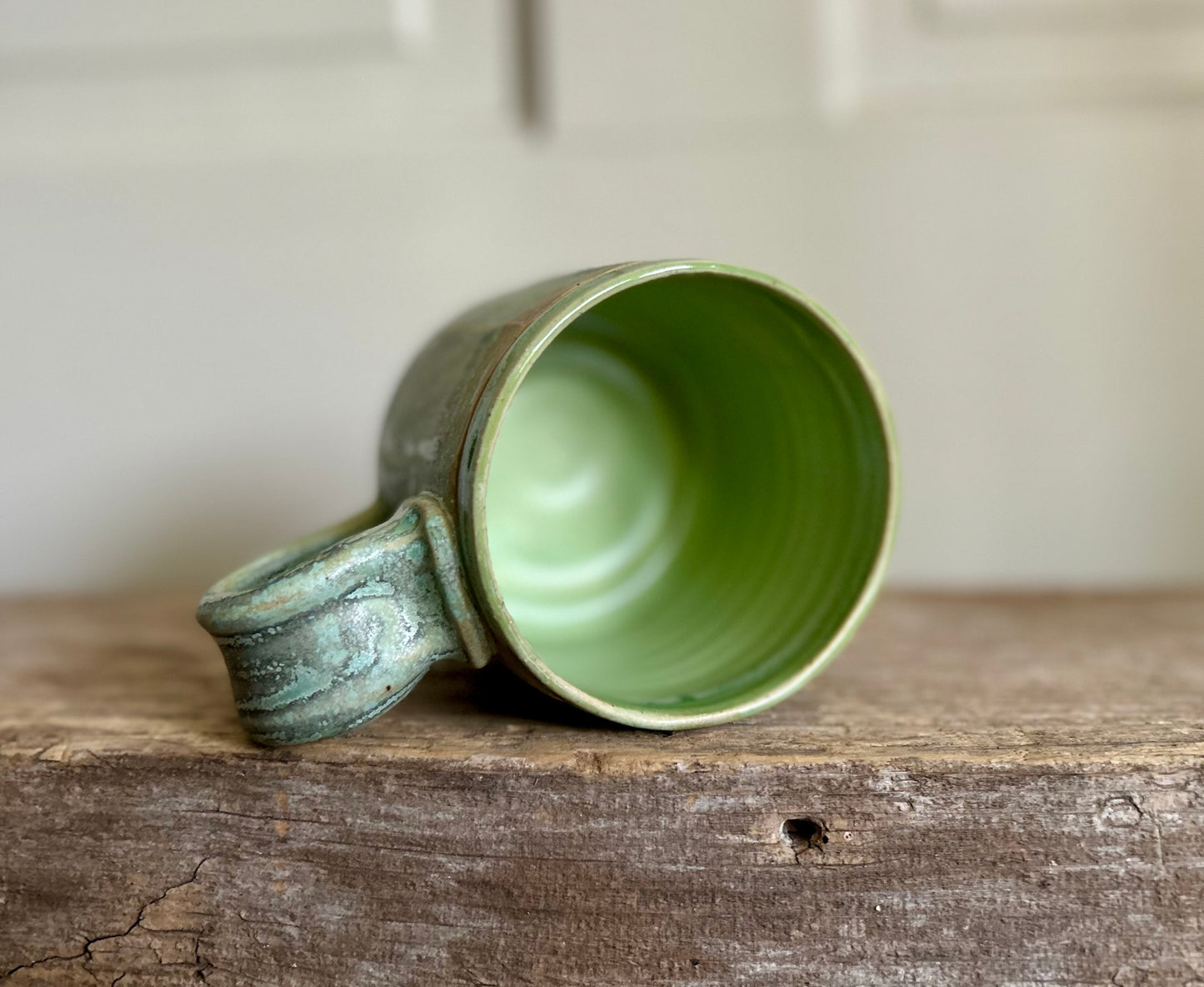 Lichen & Honeydew Mug, Faceted