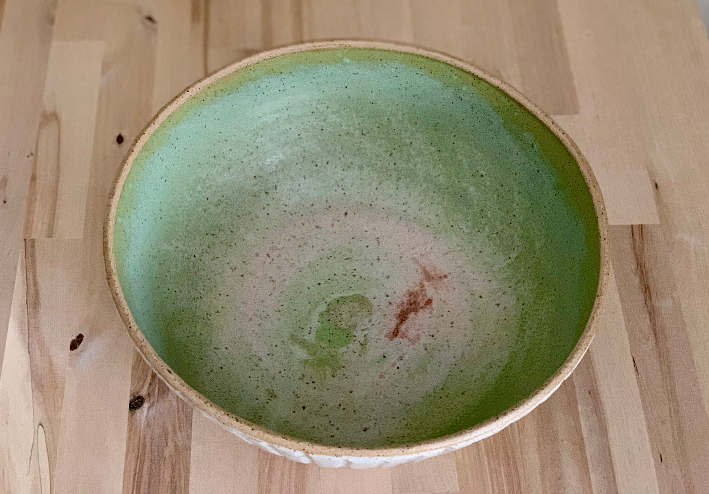 Large Bowl with Fluting