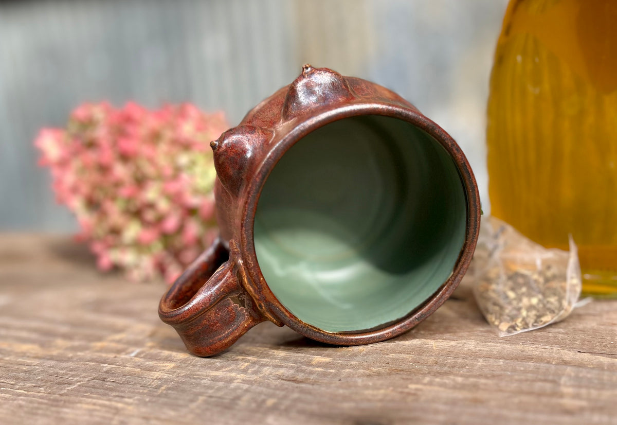 Burnt Copper Goddess Mug