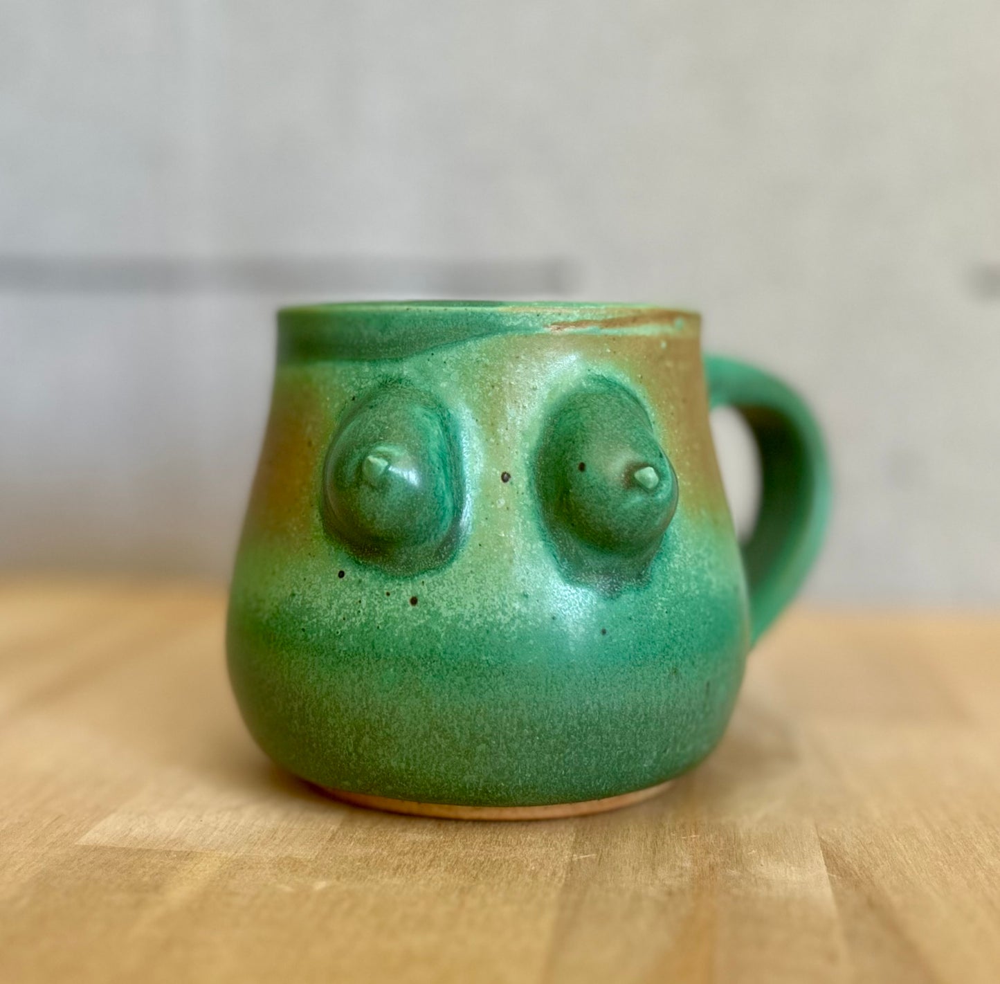 Copper Patina Goddess Mug (Left Hand)
