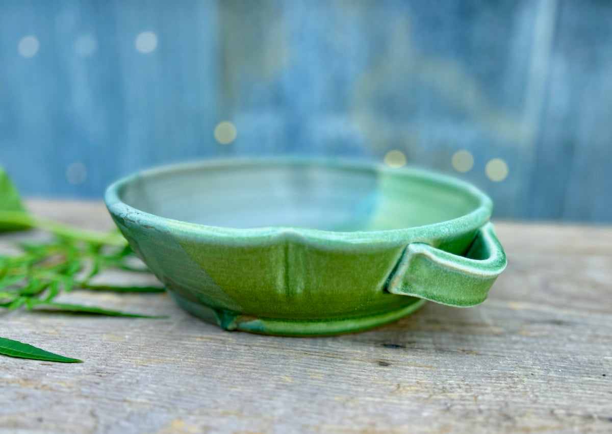 Mossy Slate Gathering Bowl