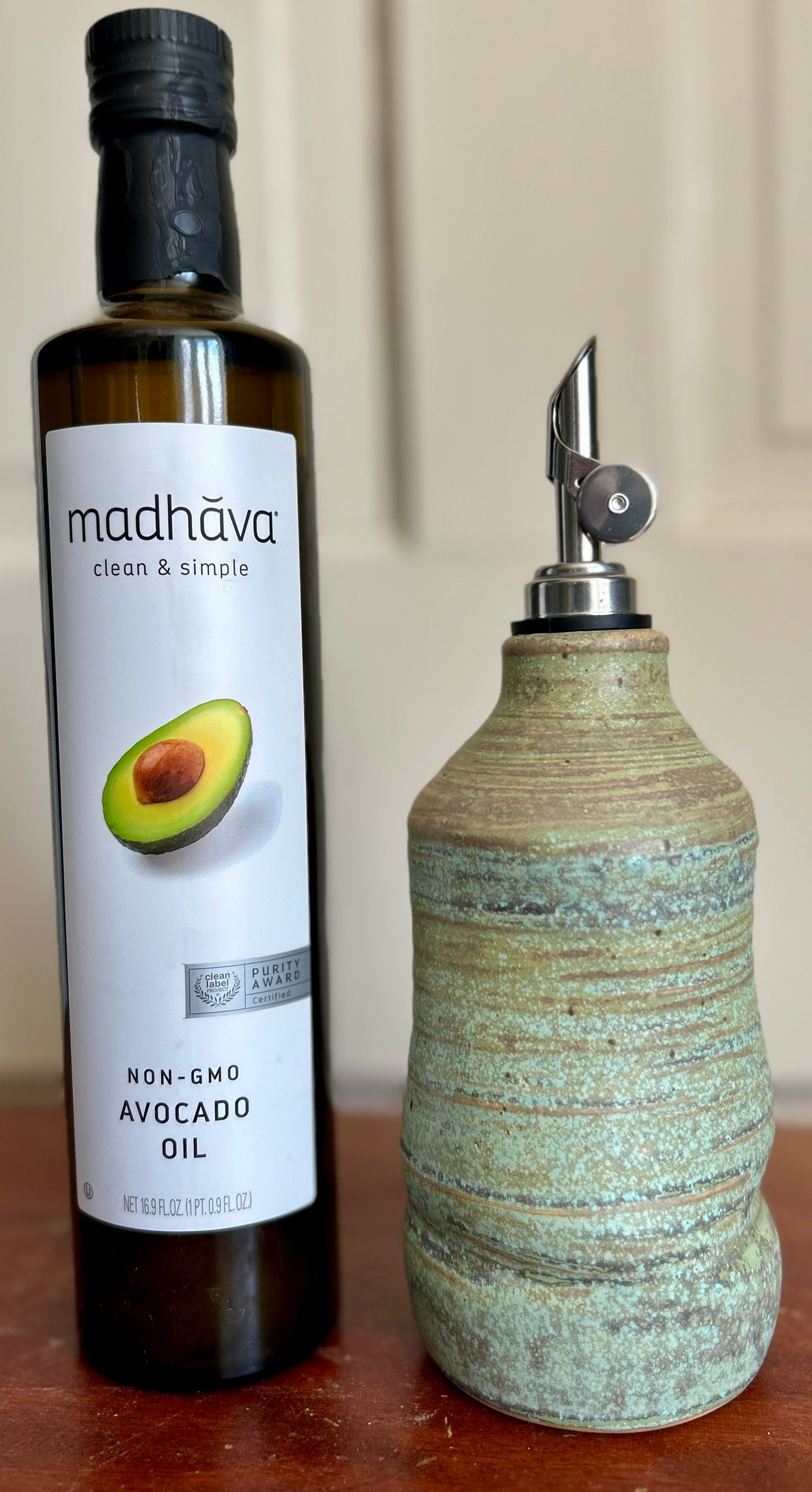 Spun Lichen Oil Bottle