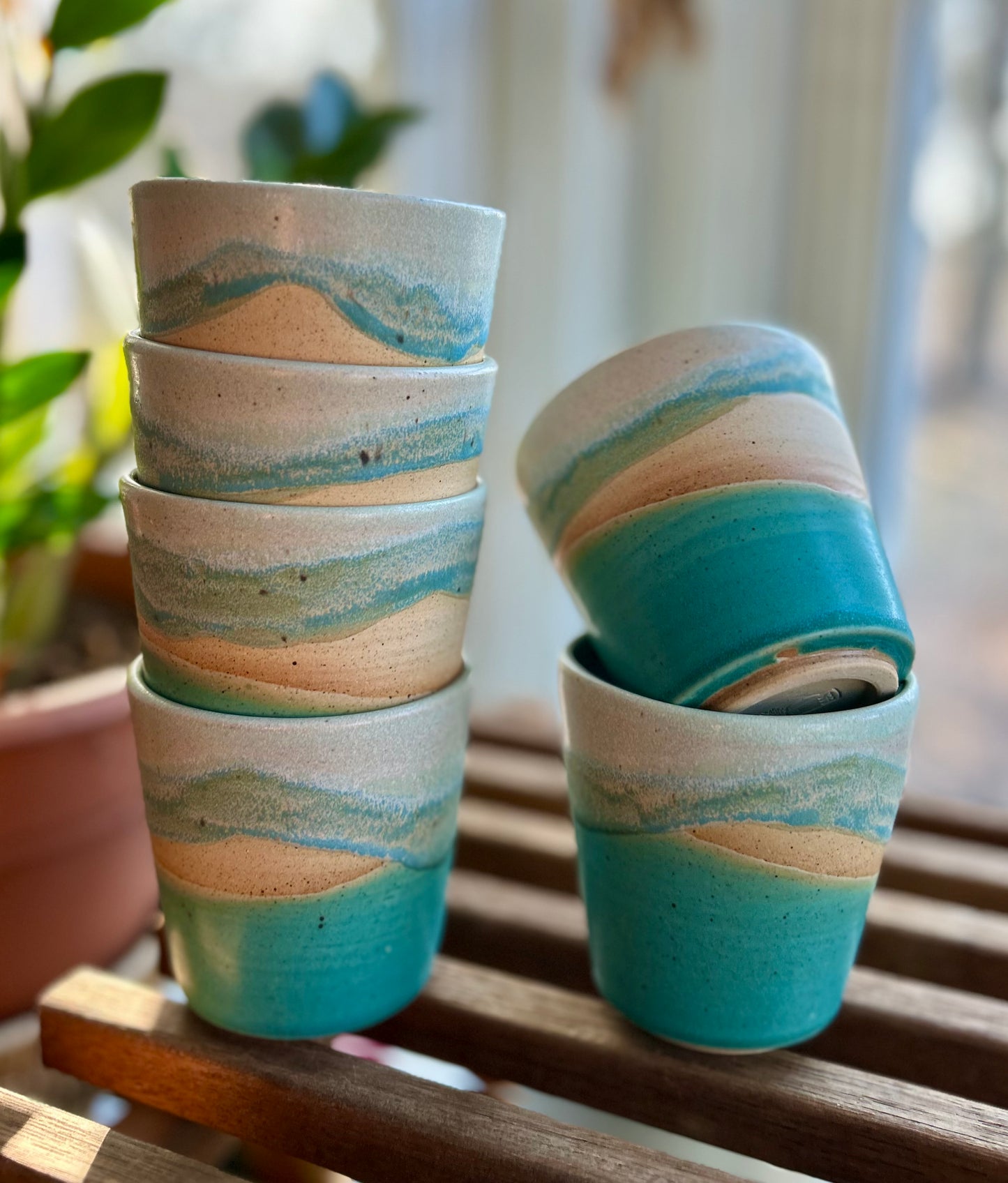 Whitefish Dunes Cup, set of 4