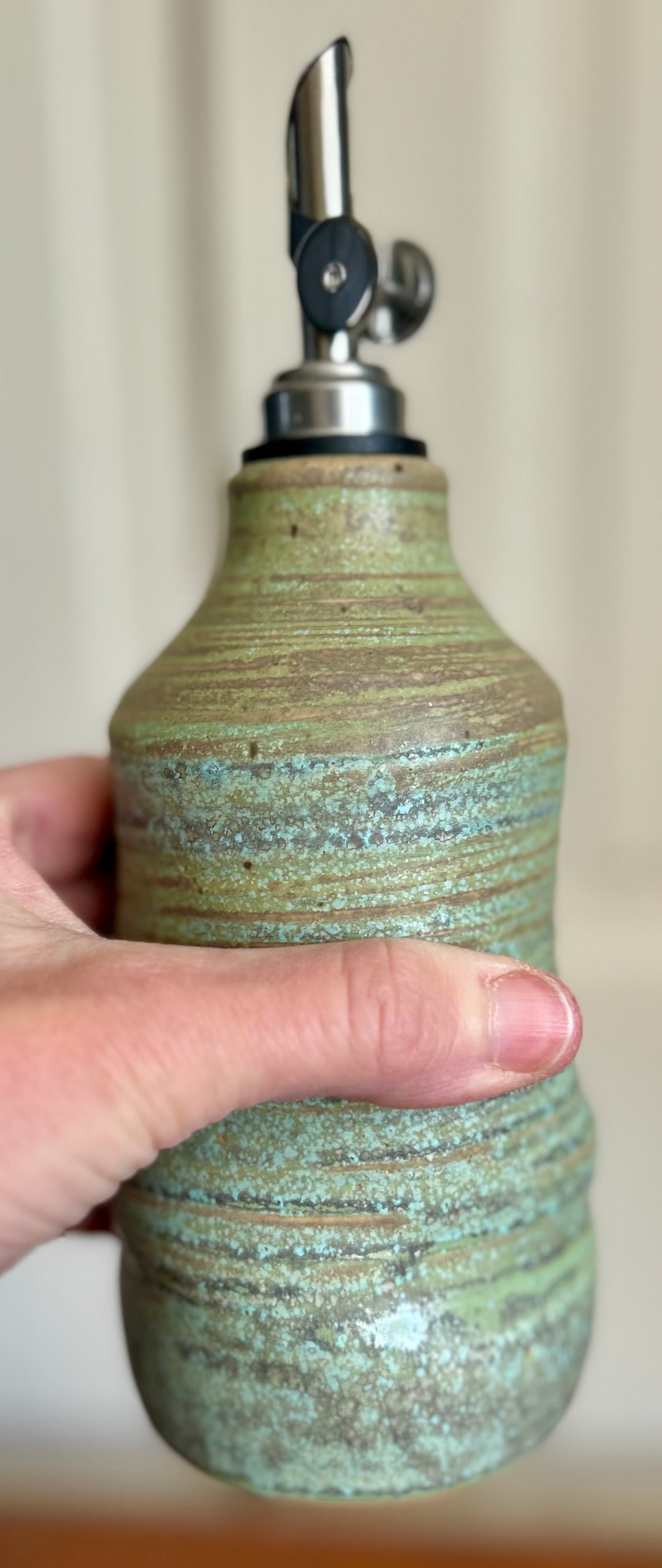 Spun Lichen Oil Bottle