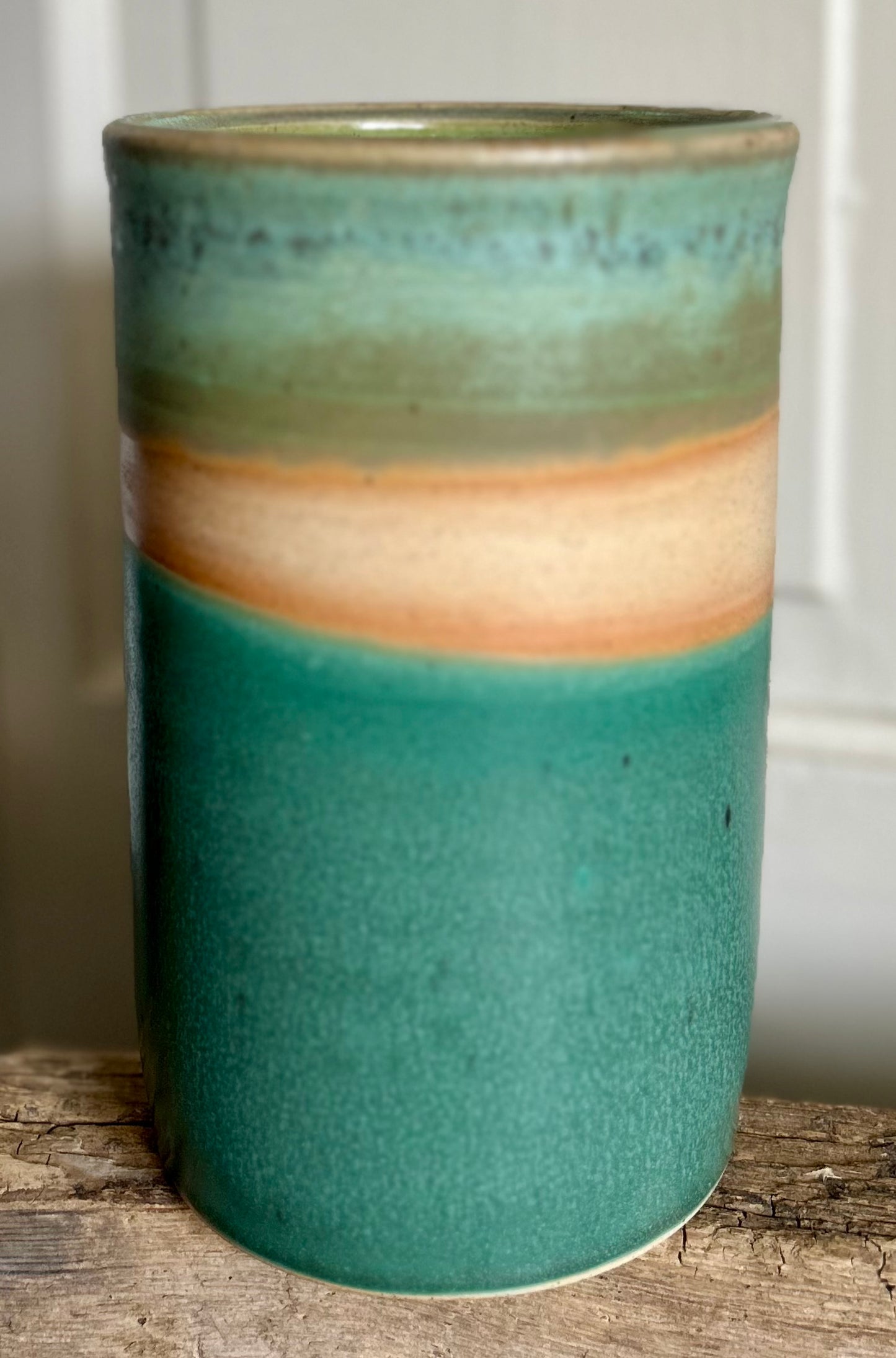 Lichen Over Grass Utensil Holder