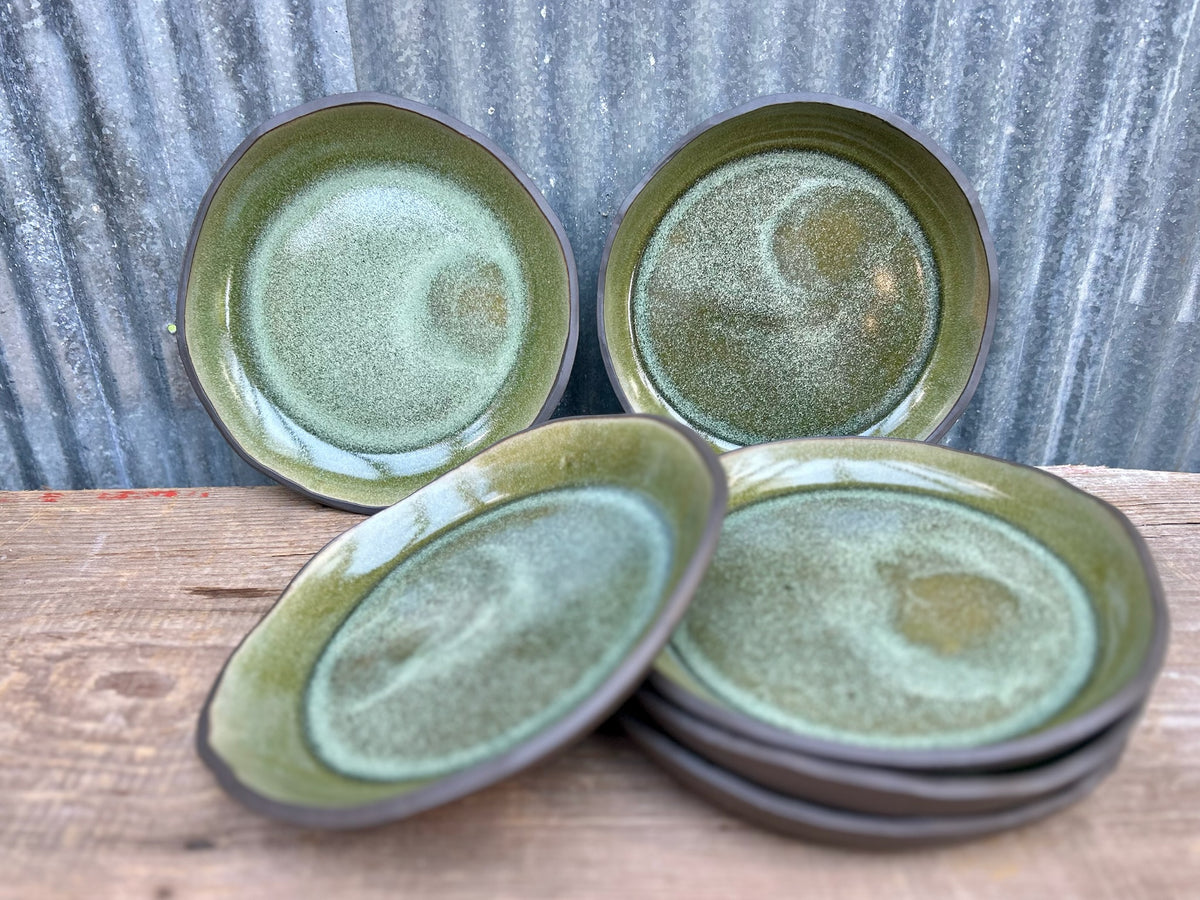 Forest Fern Rimmed Plate