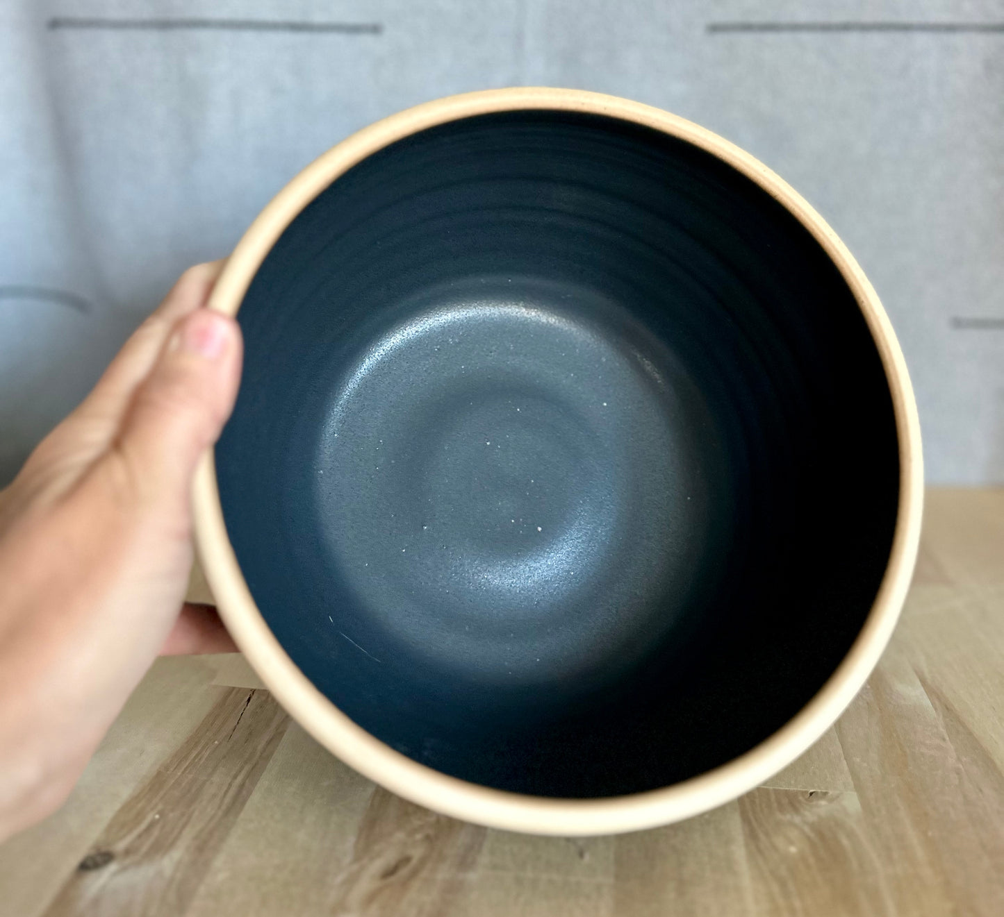 New Moon Fluted Serving Bowl
