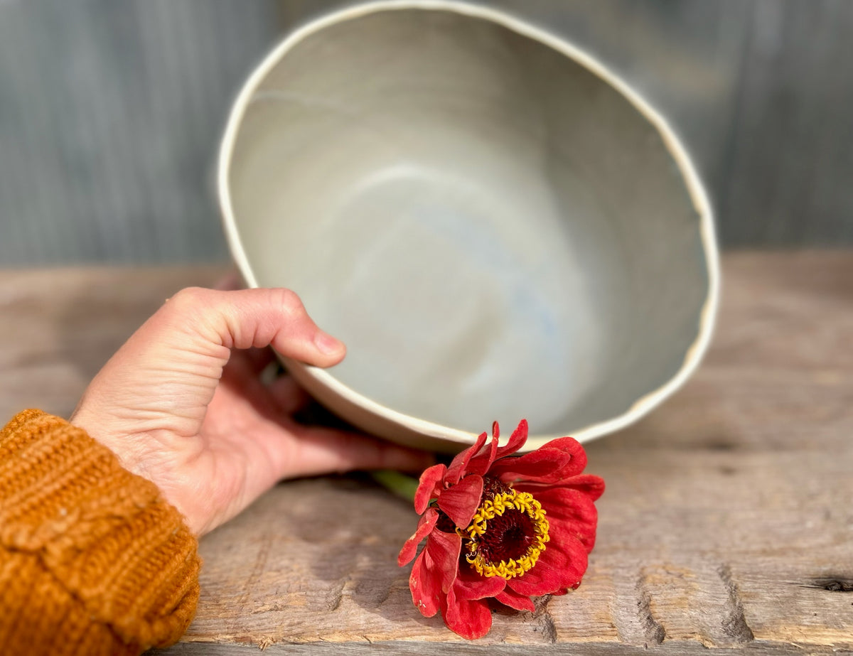 Limestone & Slate Serving Bowl