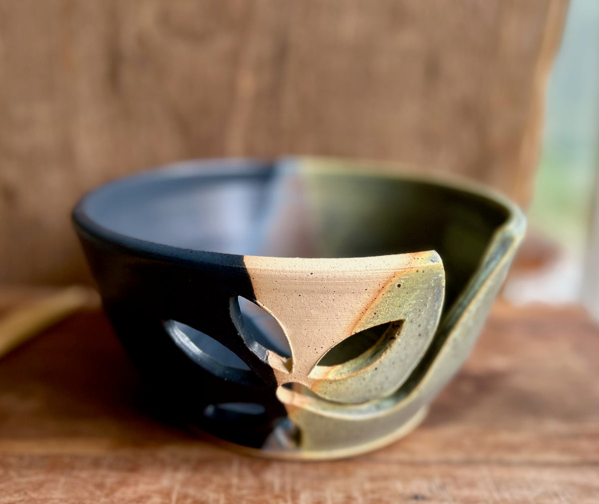 New Moon & Lichen Yarn Bowl