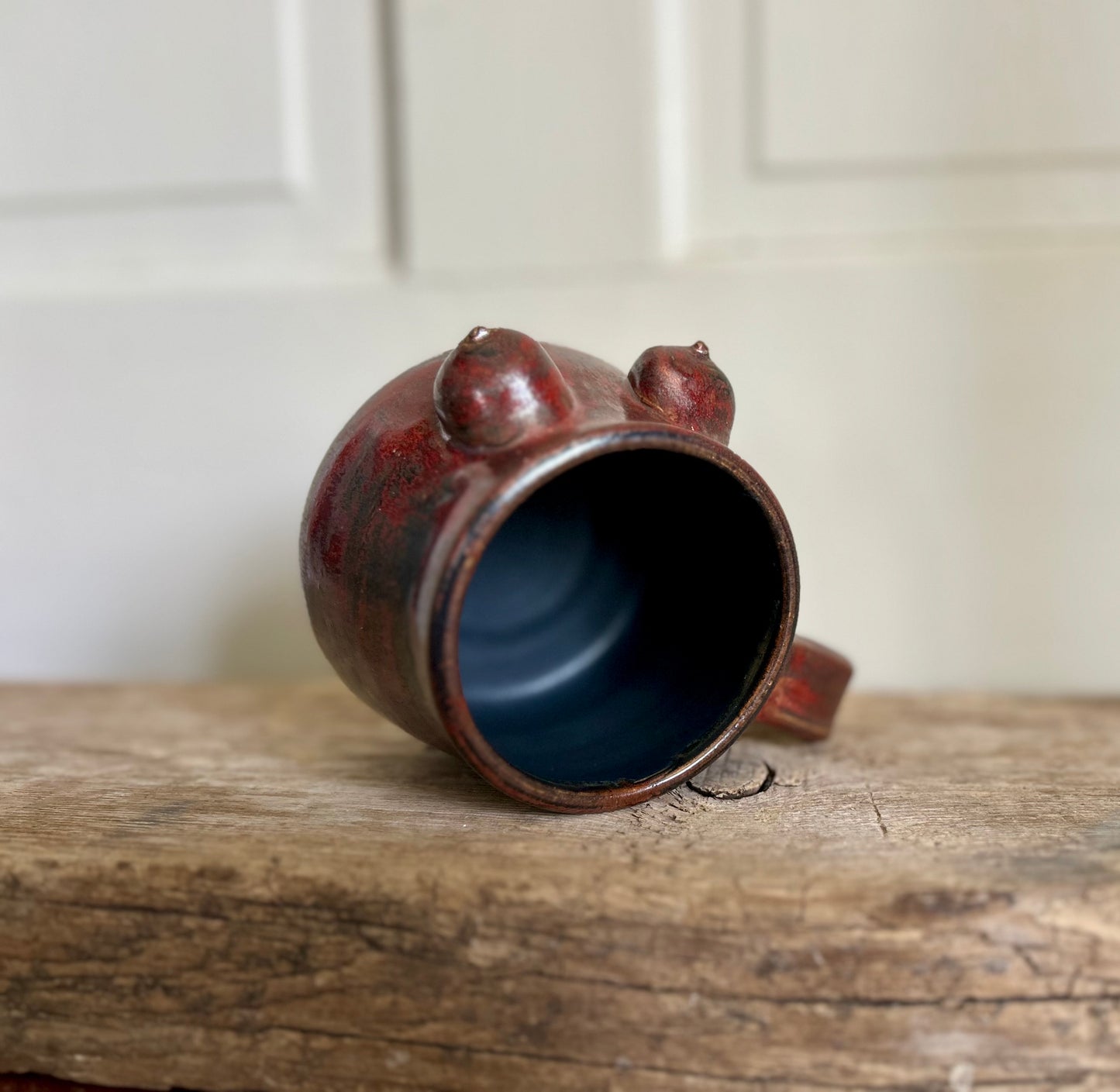Burnt Copper Goddess Mug (Left Hand)