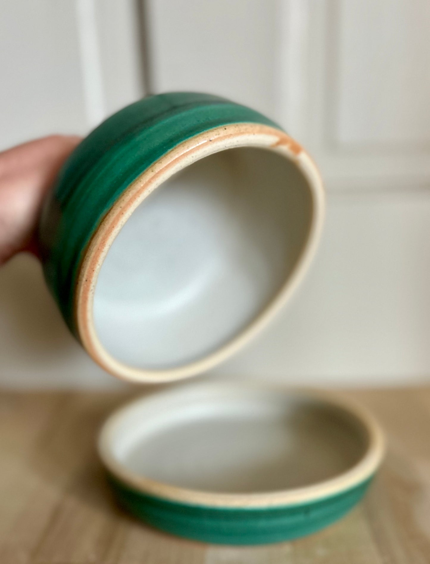 Copper Patina Round Butter Dish