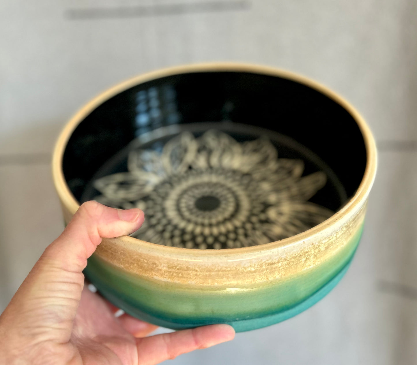 Sunflower Gathering Bowl
