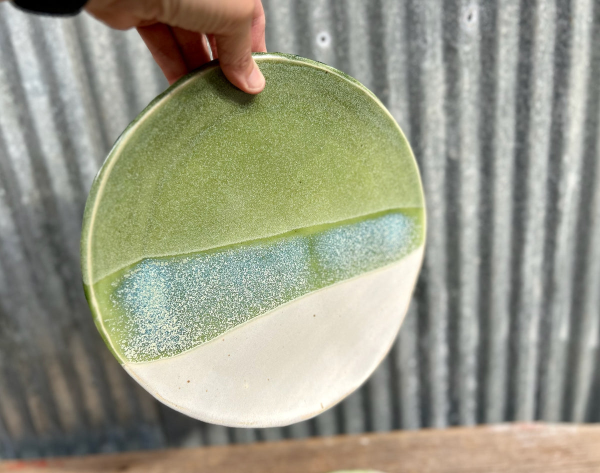 Mossy Alabaster Dinner Plate