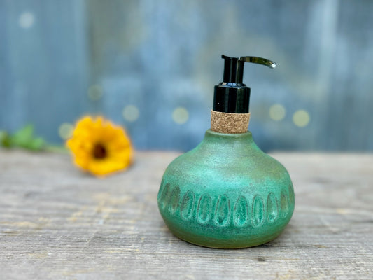 Copper Patina Soap Dispenser