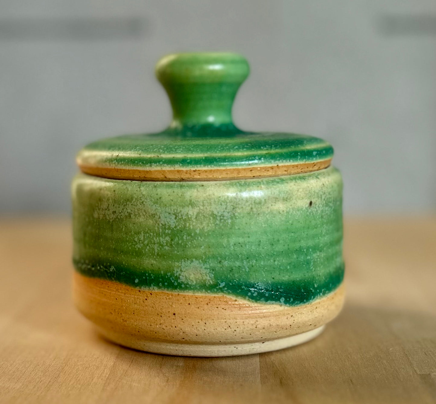 Jade Green Salt Cellar