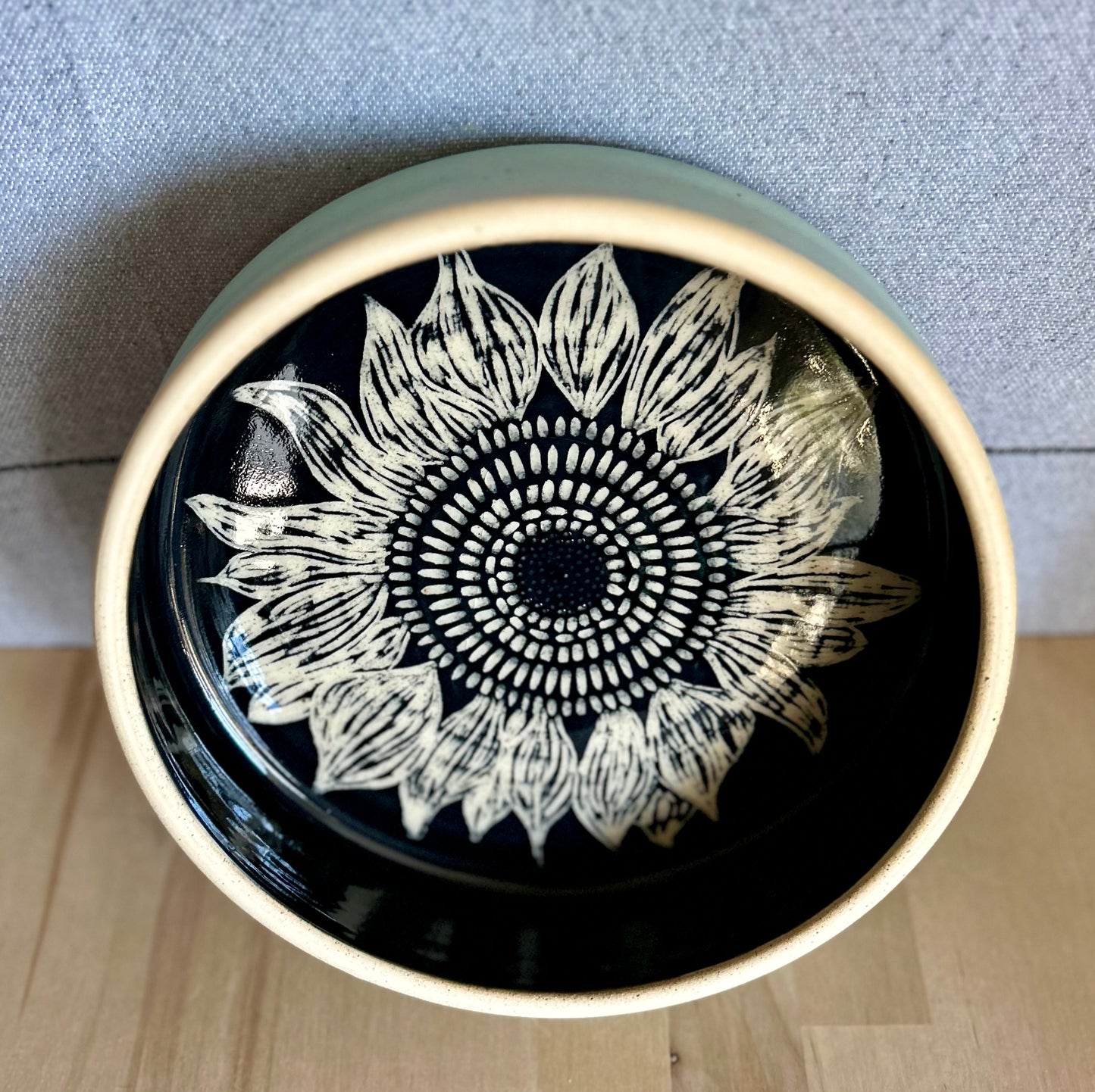 Sunflower Gathering Bowl
