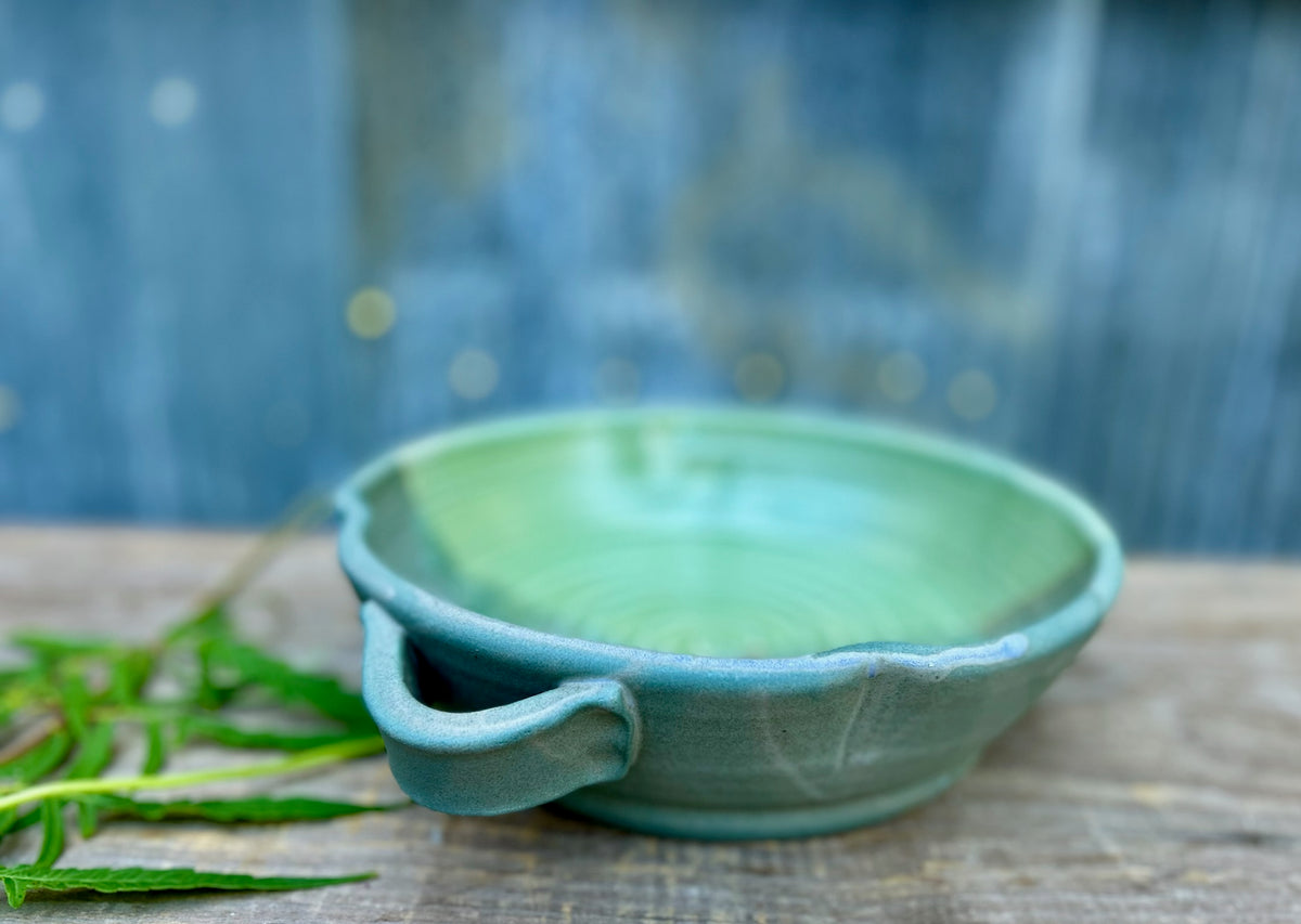 Mossy Slate Gathering Bowl
