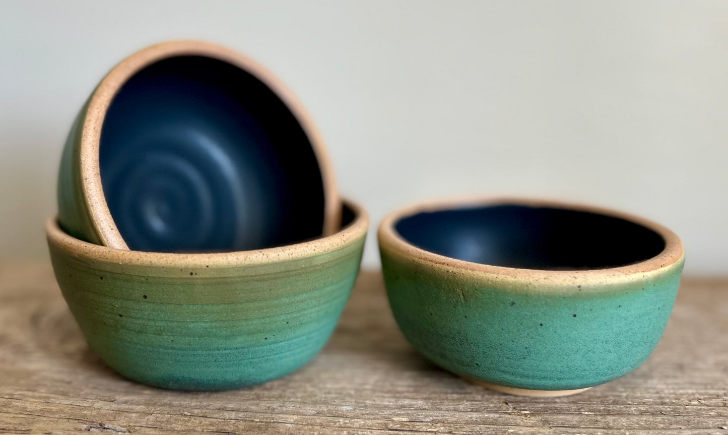 Old Copper, Black Matte. set of 3