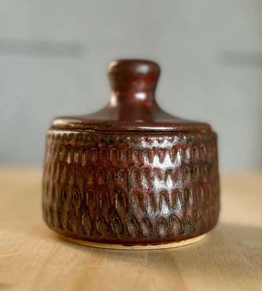 Ancient Copper Salt Cellar