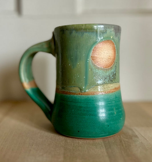 Lichen Over Grass Full Moon Mug