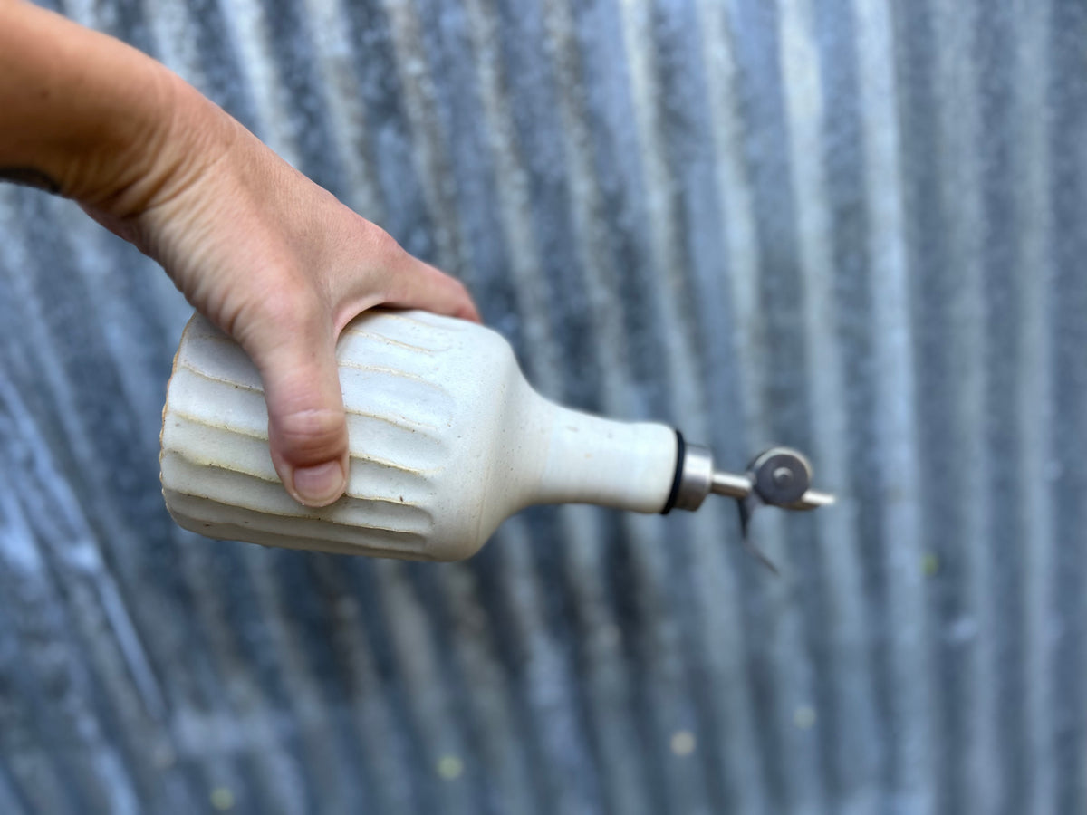 Alabaster Oil Bottle