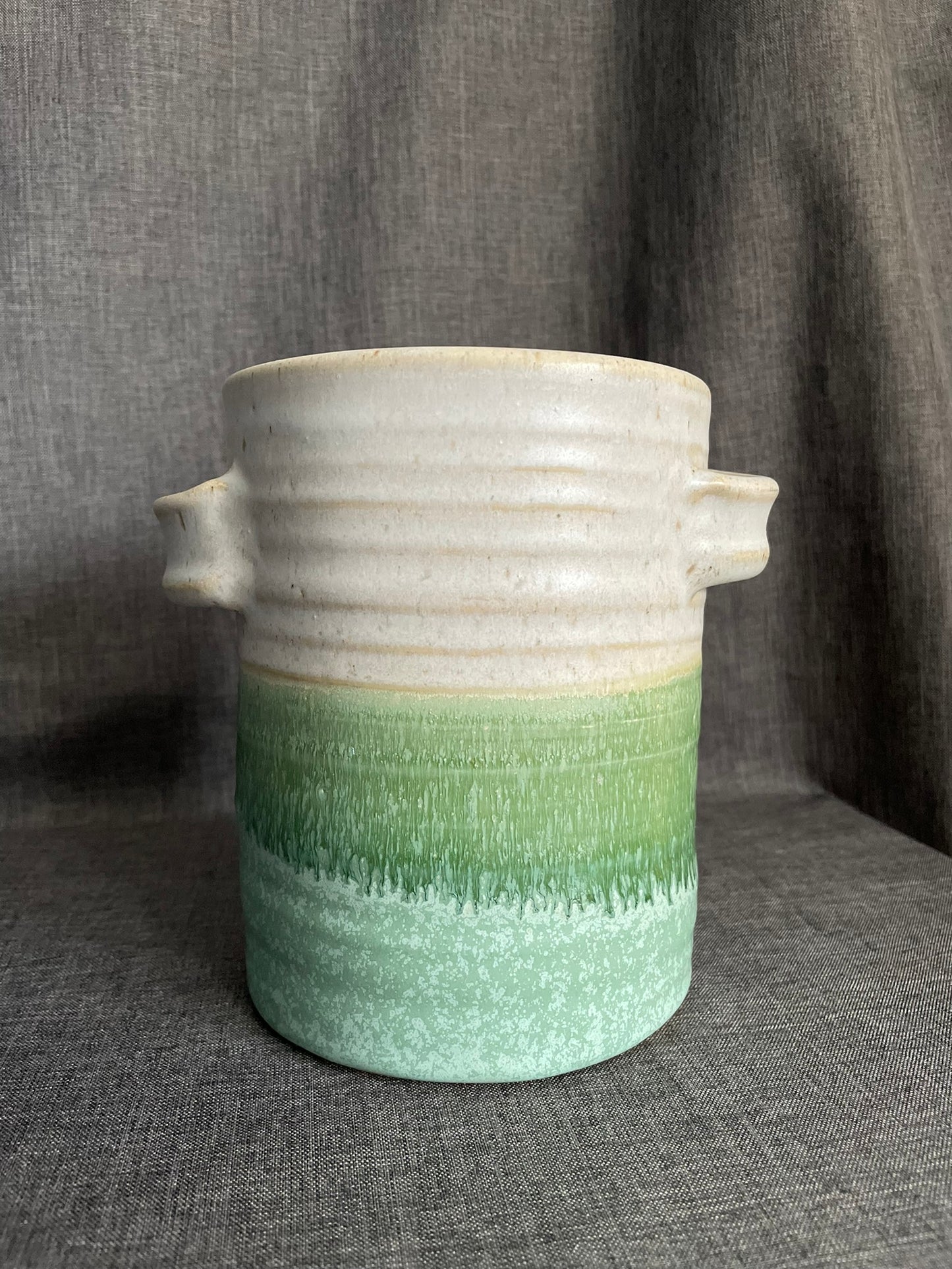Blossom Utensil Holder -- 6.5" tall, 5" wide