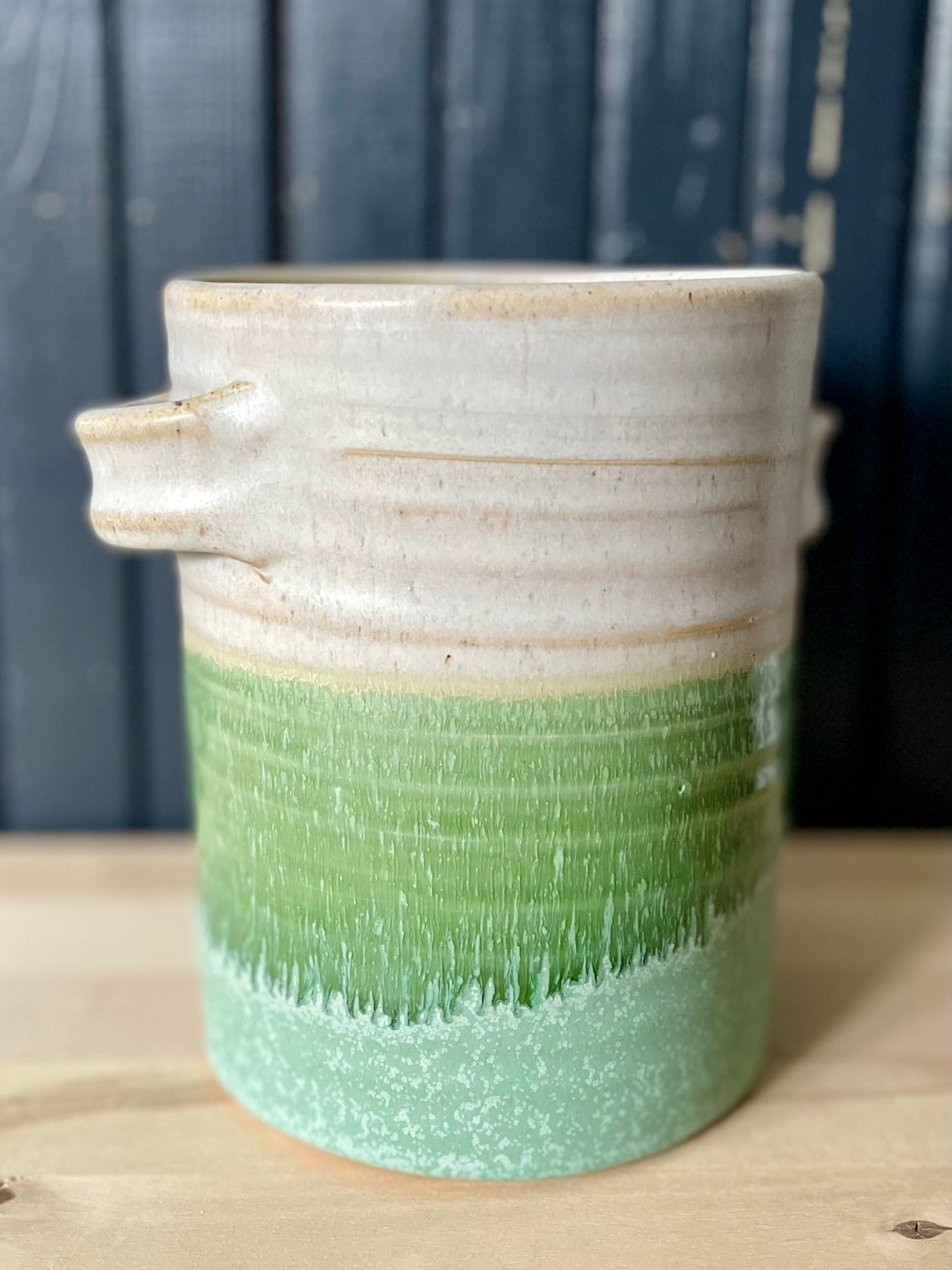 Blossom Utensil Holder -- 6.5" tall, 5" wide